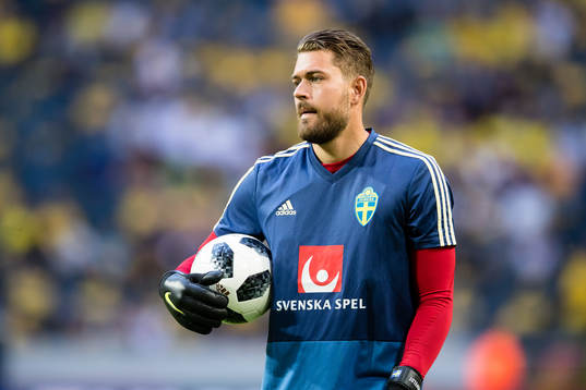 Sveriges målvakt Kristoffer Nordfeldt