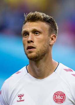 Danmarks Nicolai Jörgensen före träningslandskampen i