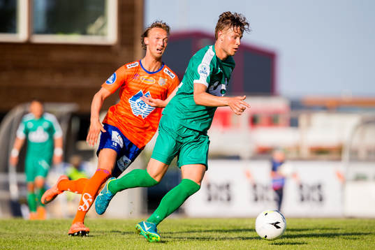 Jørgen Hatlehol of Aalesund and Erlend Hellevik Larsen of