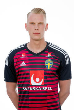 Pontus Dahlberg i Sveriges U21-landslag i fotboll