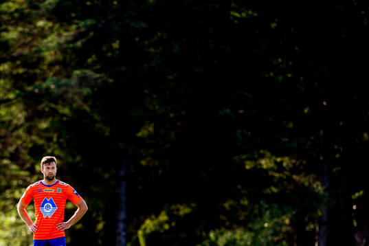 Kaj Ramsteijn of Aalesund looks dejected