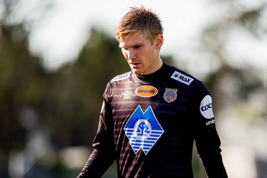 Goalkeeper Andreas Lie of Aalesund