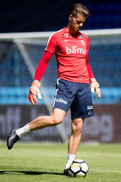 Goalkeeper Ørjan Håskjold Nyland of Norway