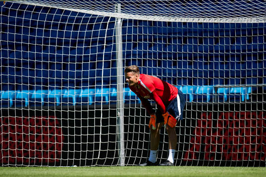 Goalkeeper Ørjan Nyland of Norway