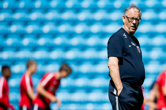 Lars Lagerbäck, head coach of Norway
