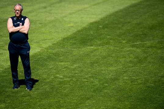 Lars Lagerbäck, head coach of Norway