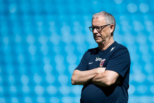 Lars Lagerbäck, head coach of Norway
