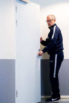 Lars Lagerbäck, head coach of Norway