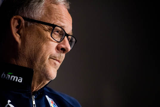 Lars Lagerbäck, head coach of Norway