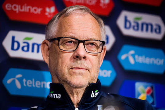 Lars Lagerbäck, head coach of Norway