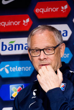 Lars Lagerbäck, head coach of Norway