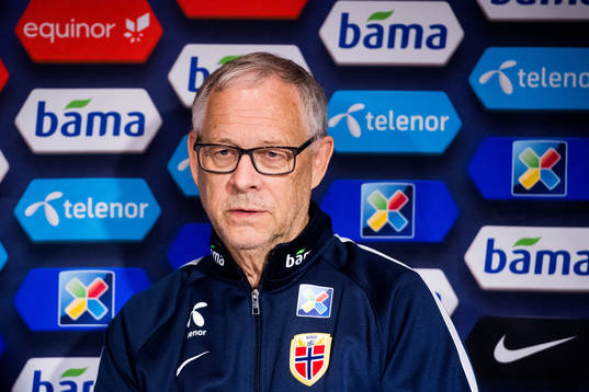 Lars Lagerbäck, head coach of Norway