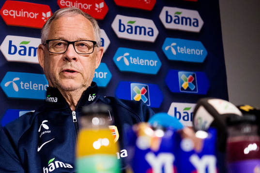 Lars Lagerbäck, head coach of Norway