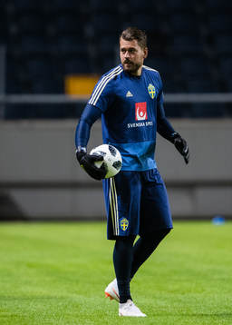 Sveriges målvakt Kristoffer Nordfeldt