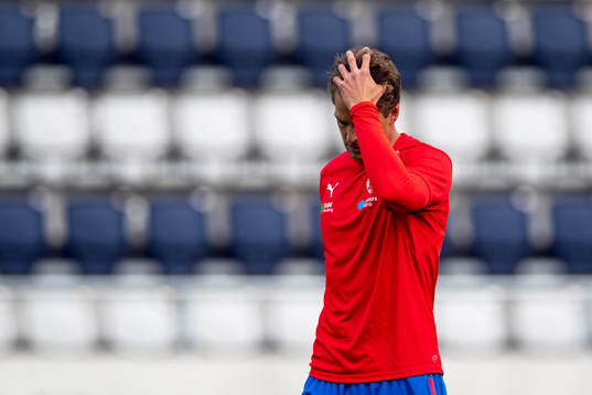 Helsingborgs Fredrik Liverstam deppar matchen i Superettan