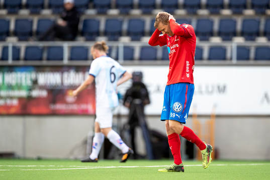 Helsingborgs Andri Runar Bjarnason deppar