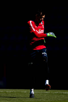 Goalkeeper Rune Almenning Jarstein of Norway