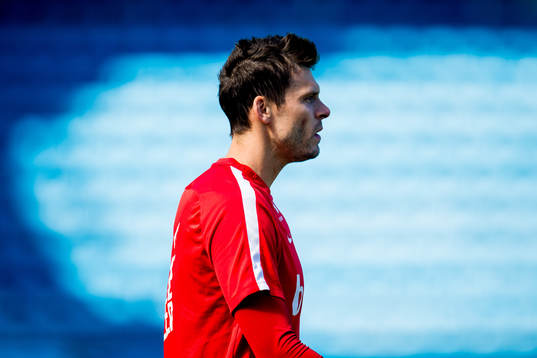 Goalkeeper Rune Almenning Jarstein of Norway