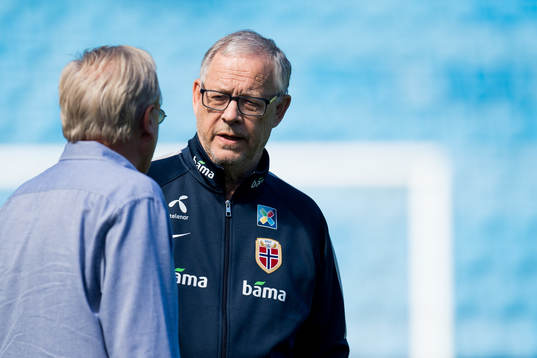 Lars Lagerbäck, head coach of Norway