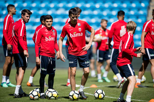 Håvard Nordtveit, Tarik Elyounoussi and Ole Kristian