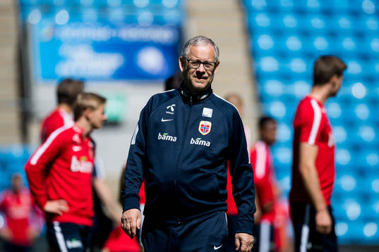 Lars Lagerbäck, head coach of Norway