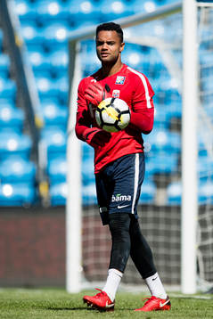 Goalkeeper Sten Grytebust of Norway