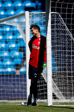 Goalkeeper Rune Almenning Jarstein of Norway