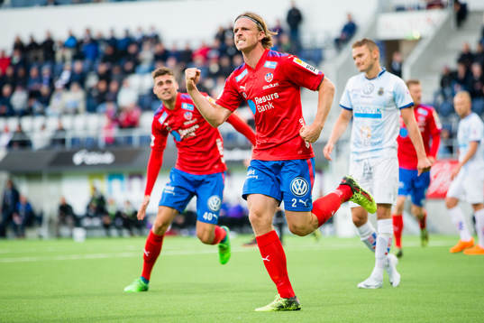 Helsingborgs Carl Johansson jublar