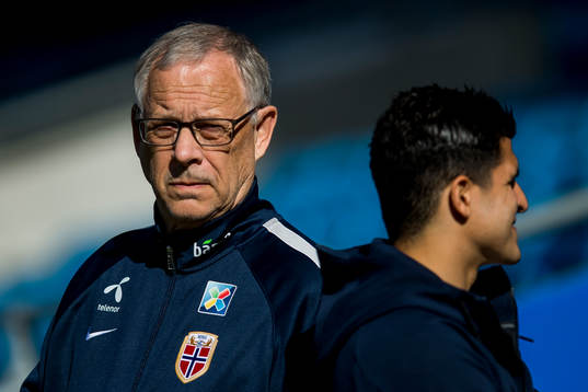 Lars Lagerbäck, head coach of Norway