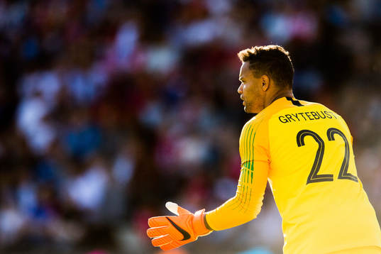 Goalkeeper Sten Grytebust of Norway