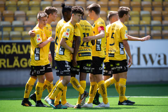 Elfsborgs spelarna jublar