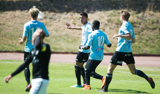 IFK Hässleholms Waed Shaif har gjort mål i matchen i