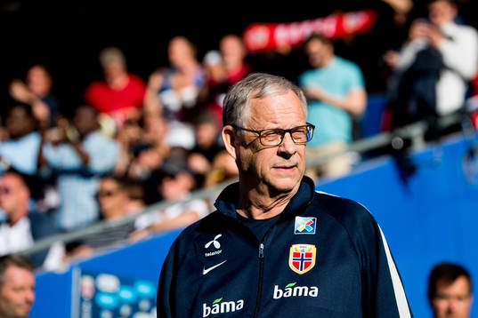 Lars Lagerbäck, head coach of Norway