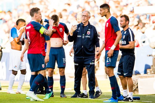 Lars Lagerbäck, head coach of Norway