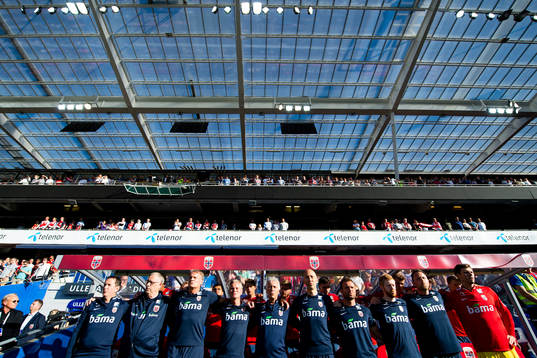 The coaches of Norway ahead the international friendly