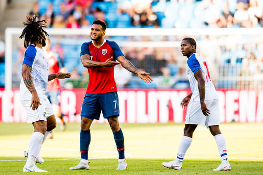 Roman Torres of Panama, Joshua King of Norway and Armando