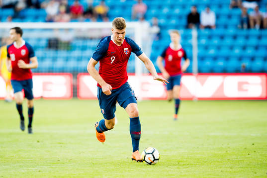 Alexander Sørloth of Norway