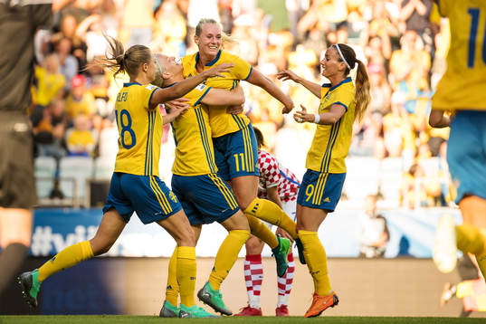 Sveriges Fridolina Rolfö, Nilla Fischer, Stina