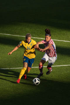 Sveriges Hanna Folkesson och Kroatiens Kristina Sudov