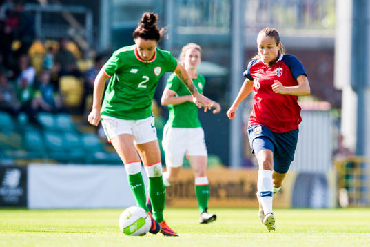 Sophie Perry of Ireland and Guro Reiten of Norway