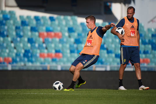 Emil Krafth och Andreas Granqvist