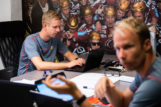 Frölundas videoanalytiker och doktorand Erik Lignell