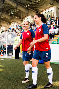 Guro Reiten and Ingrid Moe Wold of Norway