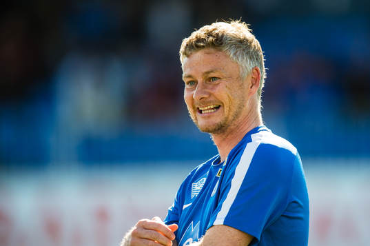 Ole Gunnar Solskjær, head coach of Molde