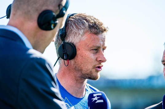 Ole Gunnar Solskjær, head coach of Molde