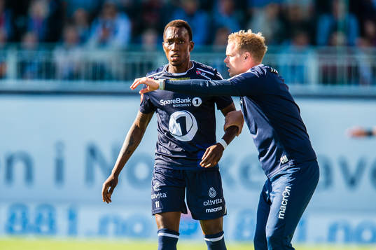 Karamoko Daouda Bamba and Christian Michelsen, head coach