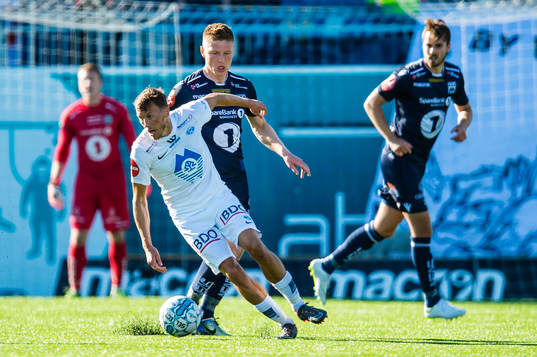 Mattias Moström of Molde and Torgil Øwre Gjertsen of