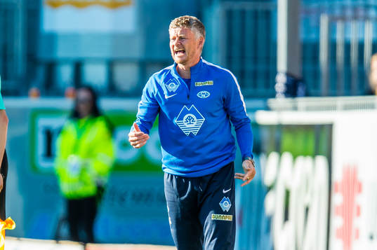 Ole Gunnar Solskjær, head coach of Molde