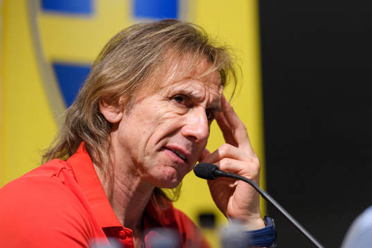 Ricardo Gareca, head coach of Peru