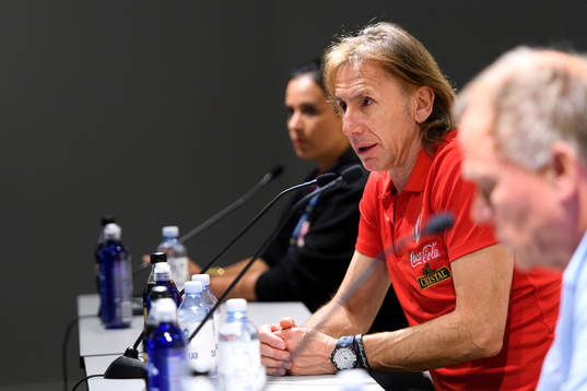 Ricardo Gareca, head coach of Peru